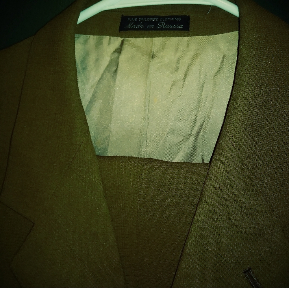 🚘Claudio Morelli Classic Dress Suit Handmade Of The Finest 100% Wool Imported. - Picture 5 of 6